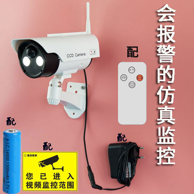 Greenhouse 220V plug-in dual use human induction alarm people come to light solar simulation alarm monitor