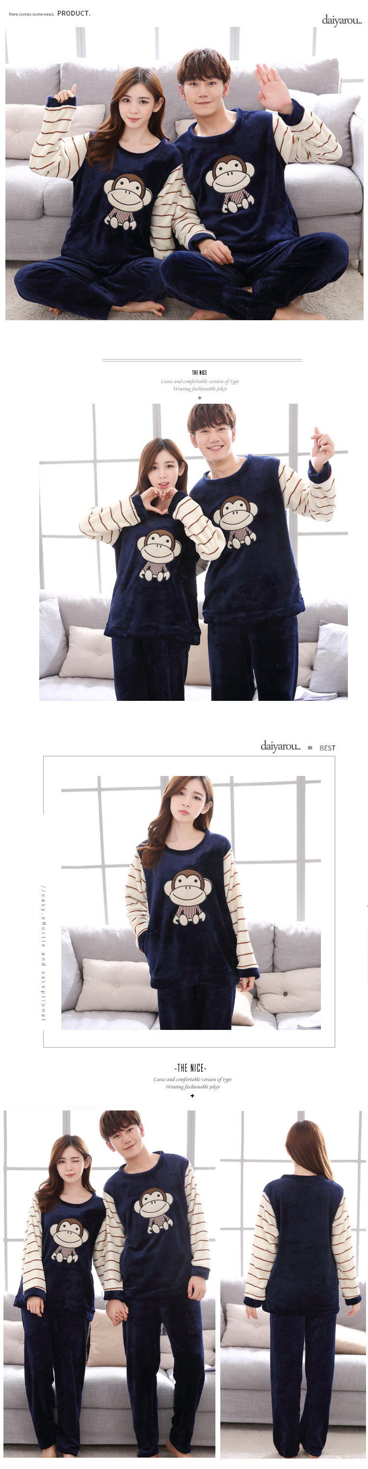 Pyjama mixte OTHER   en Polyester Polyester  à manches longues - Ref 3005037 Image 23