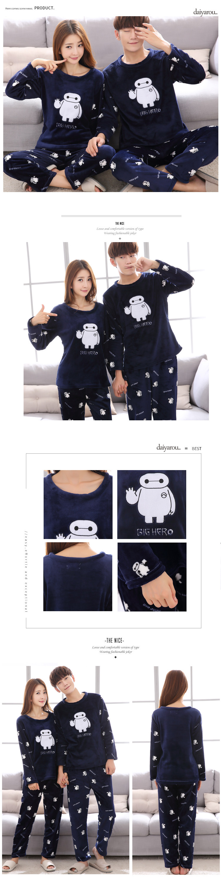 Pyjama mixte OTHER   en Polyester Polyester  à manches longues - Ref 3005037 Image 16