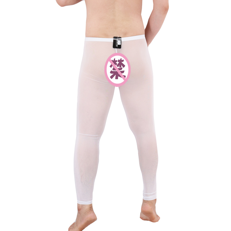 Quần cắt nam cho nam Quần pyjama Quần legging legging Sexy Quần lưới trong suốt Mid eo quần sịp nam