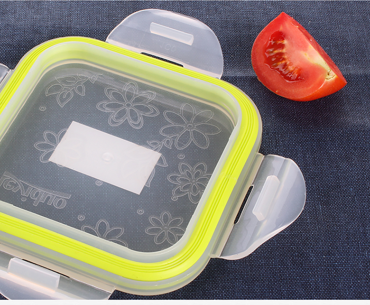 Hộp cơm trưa đa năng Leyi Hộp Bento Hộp hình chữ nhật tròn tươi Bát đặt lò vi sóng - Hộp cơm điện sưởi ấm hộp đựng cơm giữ nhiệt zojirushi