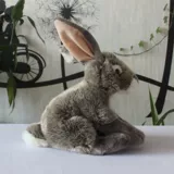 Плюшевая реалистичная милая тряпичная кукла, игрушка, кролик подходит для мужчин и женщин для друга, кукла-кролик