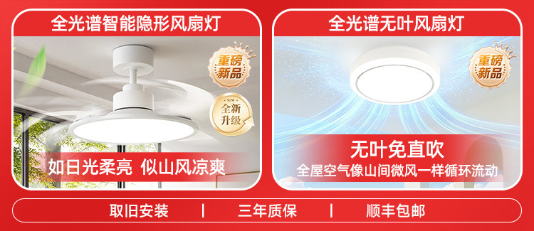 风扇灯-新品