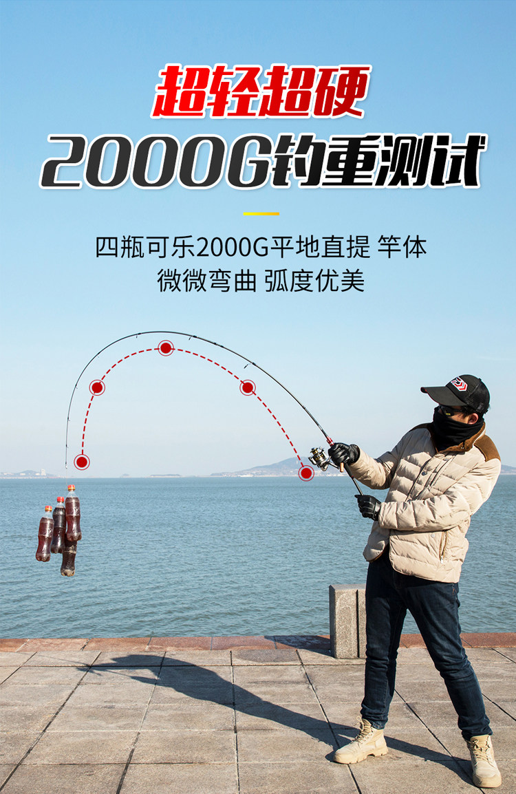 Дорожные суб -полюсный 光威路亚竿套装远投双竿稍超硬海竿碳素杆枪柄水滴轮钓鱼竿抛竿 GW