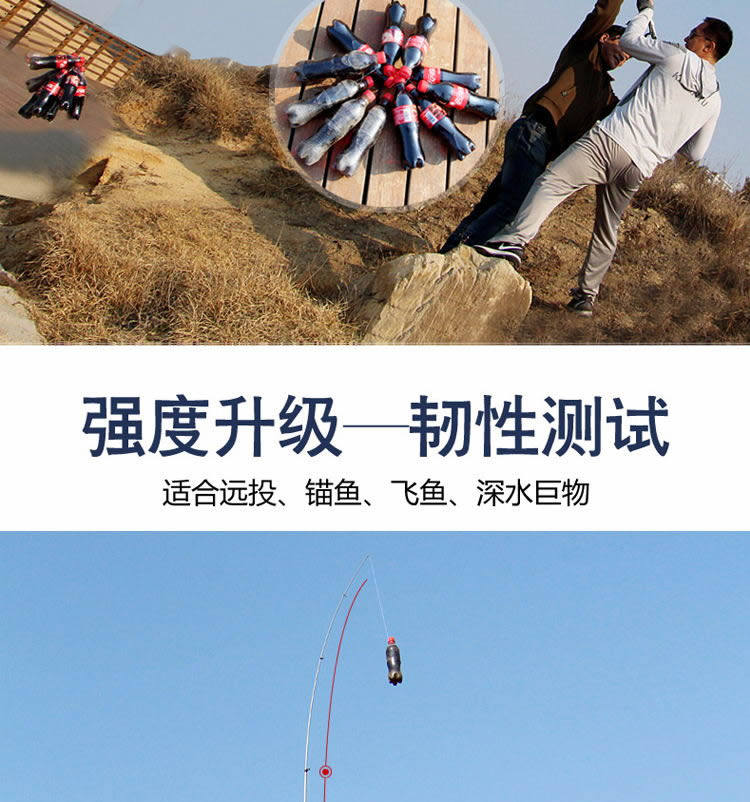 Море удочкой 光威鱼竿碳素超硬远投杆kx海竿长节锚鱼40号海钓全套套装海杆套装 GW