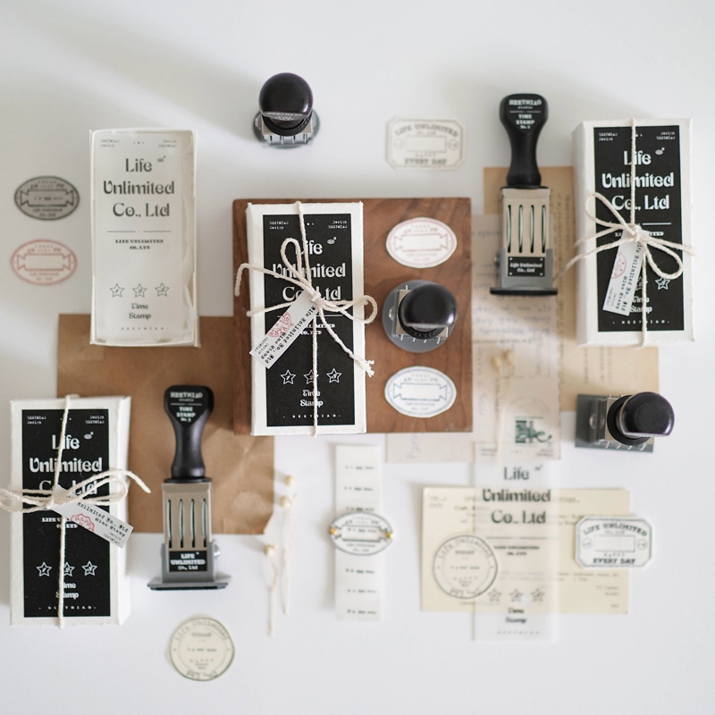 【Heeymiao】Ready Stock|Rook Transfer Stamp Adjustable Date Stamp