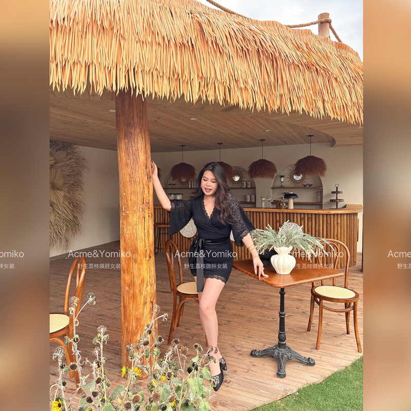 Parisian Old Dreams French Style Pure Desire Mature Plus Size V-Neck Waist-Cinching Bodycon Dress G520/G550