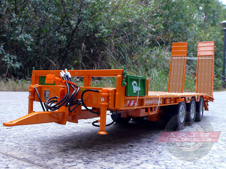 Dangreville Pe 32 Alloy Flatbed Trailer Commercial Vehicle Tractor Trailer Model Uh 1:32 Dangreville Pe 32 Alloy Flatbed Trailer Commercial Vehicle Tractor Trailer Model Uh 1:32