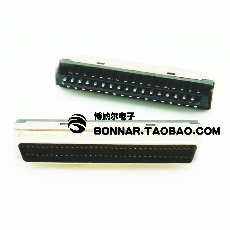 Bonner MD68M-M SCSI68 cored wire Cable connector DB68 male pin