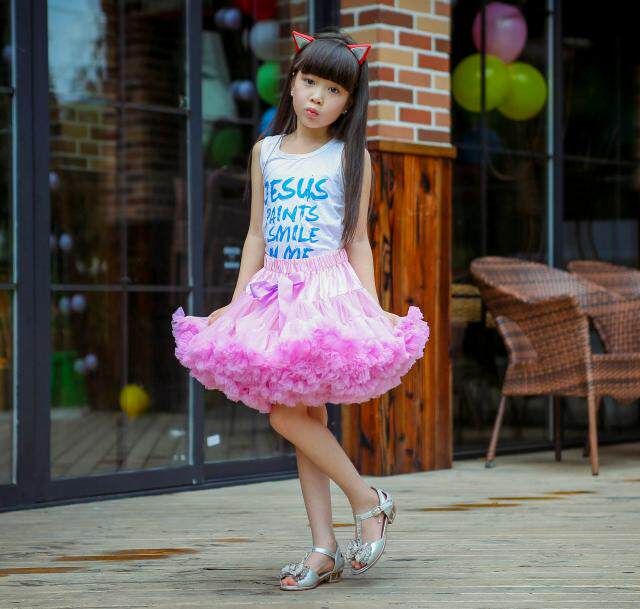 Jupe fillette en mousseline de soie - Ref 2052625 Image 42