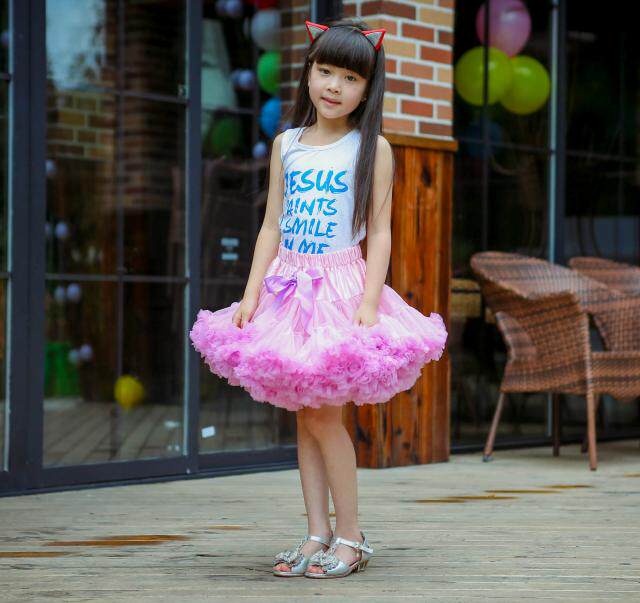 Jupe fillette en mousseline de soie - Ref 2052625 Image 40