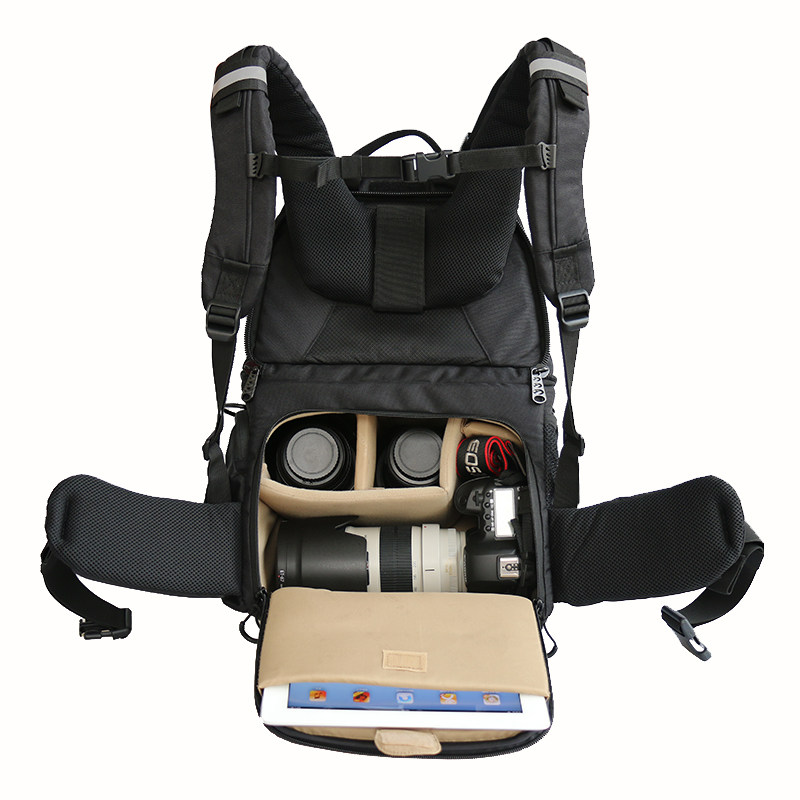 Baoluo camera bag backpack liner large-capacity camera bag Nikon monocular bag Canon anti-theft male multi-function