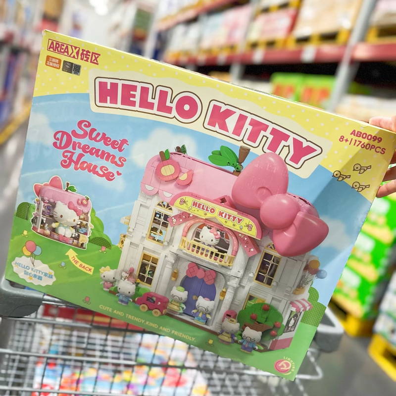 Sam Hello Kitty Kitty Cat Building Blocks Sweetheart Family Brick Zone Sanrio Family 7 Family Figures