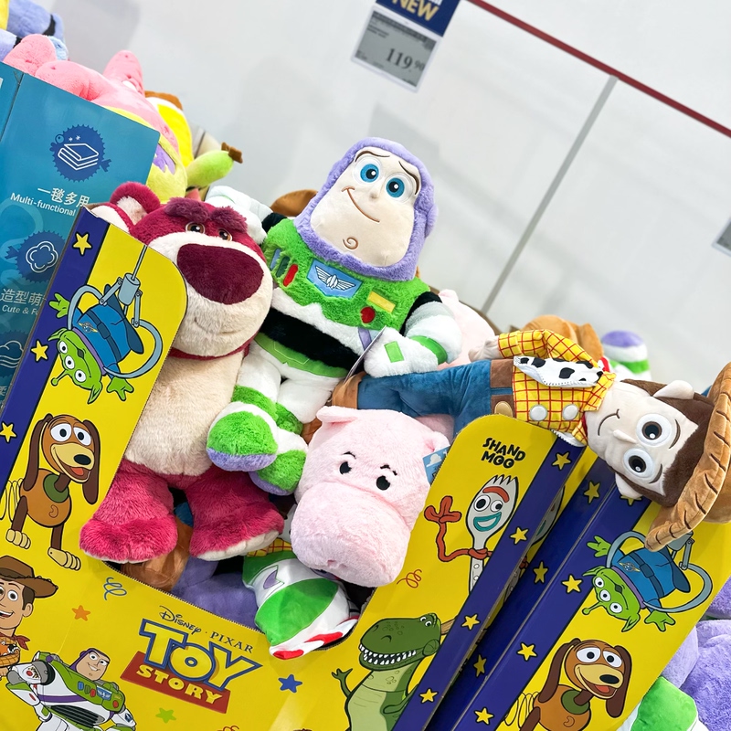 Sam Disney Toy Story Plush Gift Box Buzz Lightyear Forky Hugable Dragon Ham Pig Three-Eyed Alien Sam Disney Toy Story Plush Gift Box Buzz Lightyear Forky Hugable Dragon Ham Pig Three-Eyed Alien