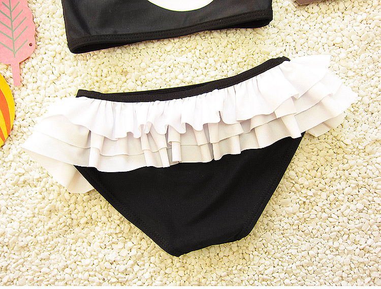 Cô gái Hàn Quốc bikini hoạt hình 1-3 bé chia nhỏ trẻ sơ sinh dễ thương áo tắm ba mảnh đồ bơi cho be gái 13 tuổi