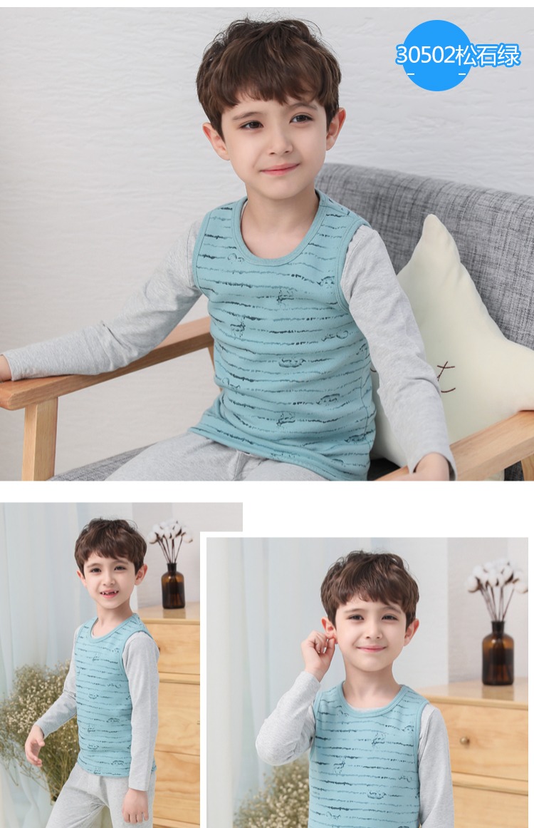 Inbolon trẻ em mùa đông vest bé trai cotton cộng với nhung bé gái dày áo khoác cho bé