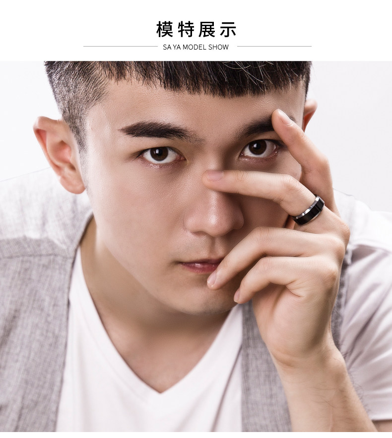 Bague homme en Or tungstene - Ref 3088227 Image 23