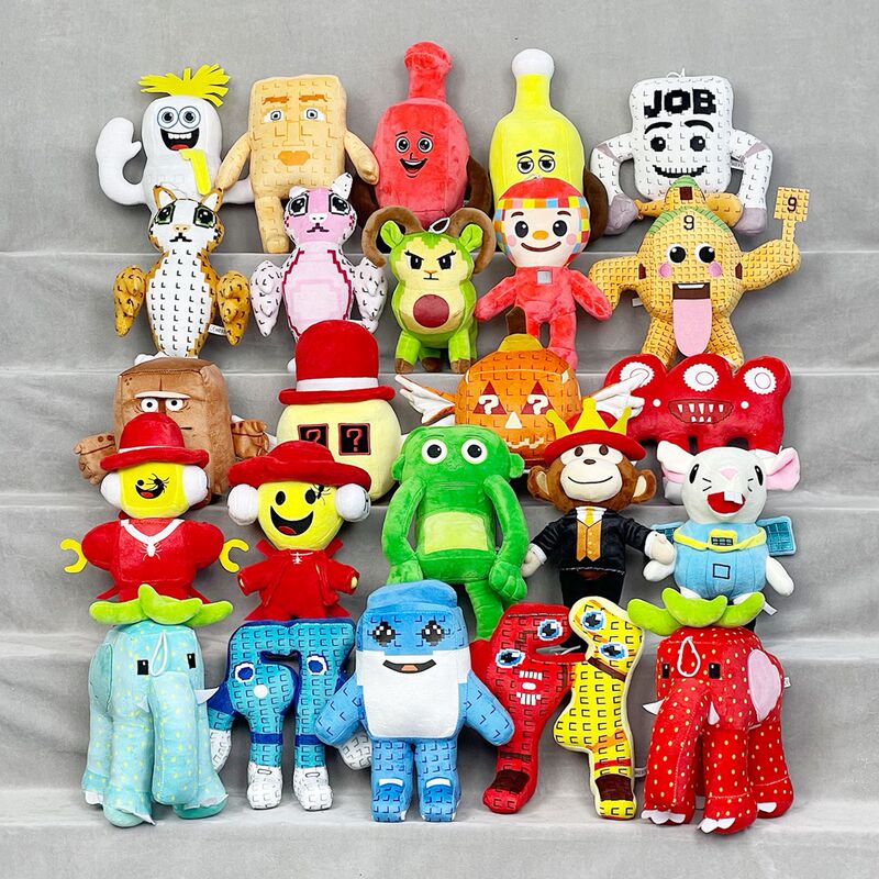 A Variety of New Products: Brain Rot Plush Dolls, Brain Rot Monster Desktop Model Ornaments, and Figurines
