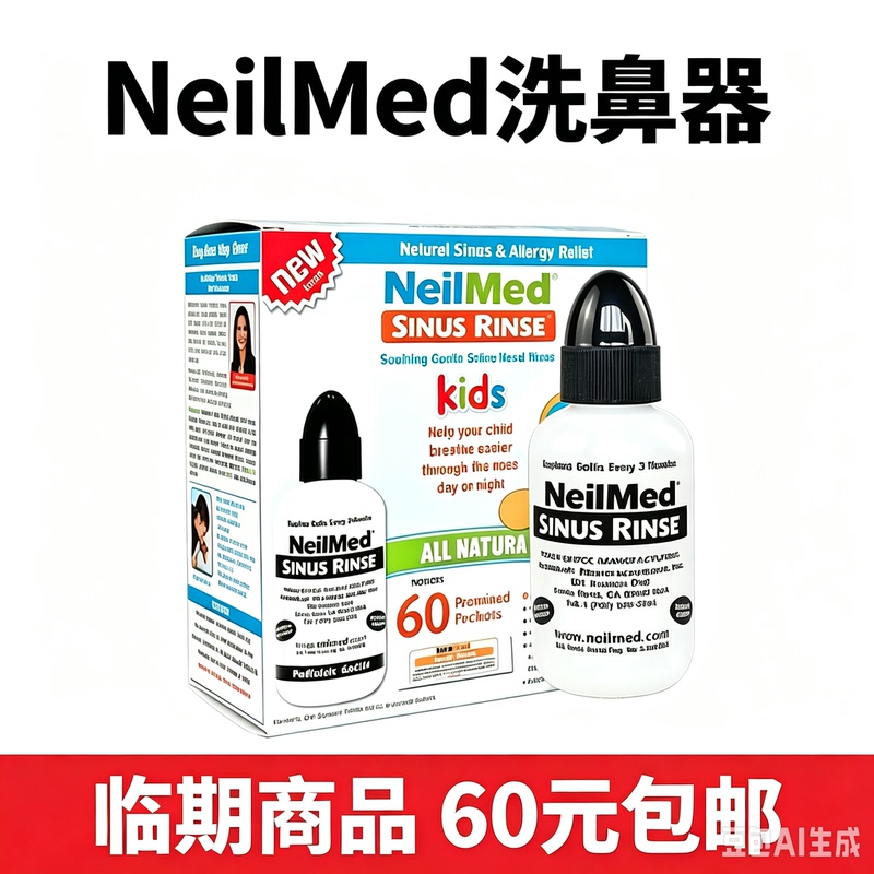 The United States Imports Neilmed Pulse Electric Nasal Washer Adult Salt Kidsren's Nasal Rinse Device Yoga Sneezing