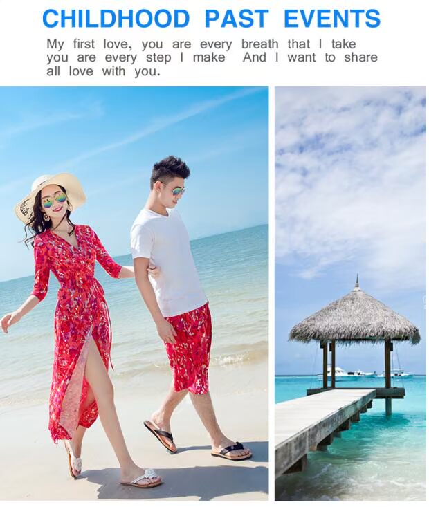Kỳ nghỉ trăng mật bên bờ biển Maldives những người yêu thích bãi biển mùa hè giảm béo quấn váy dài quần short nam mùa hè 	quần đi biển con vịt	
