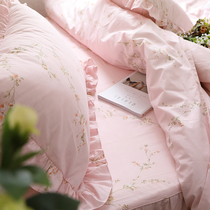Imported European and American Korean version of European Garden * Princess * cotton cotton ruffle craft bedding four-piece set