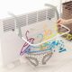 Folding balcony radiator clothes drying rack hook clothes rack clothes drying artifact stainless steel storage rack shoe