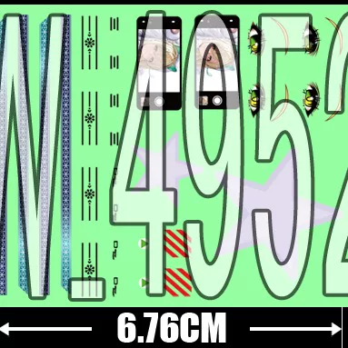 Фигурка Ayi GK белая, в образе санты/зимний костюм, коллекционная статуэтка 12×7×14,5 см