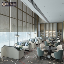 Sales Office Negotiation Sofa Hotel Lobby Reception Cassette Marketing Center Modern Beauty Salon Table And Chairs Combined Furniture