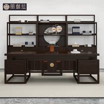 Chinese Large Class Bench Solid Wood Book Room Desk Home Bookcase Portfolio Brief boss Office computer desk corner furniture