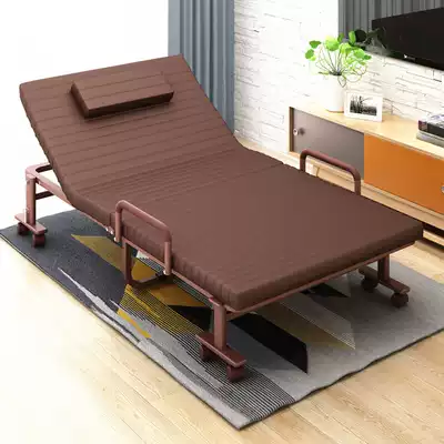 45cm raised single bed folding bed simple bed office lunch break nap escort duty elderly bed can be removed and washed