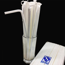 Flexible independent paper packaging 1000 disposable straw juice beverage soy milk childrens maternal straws