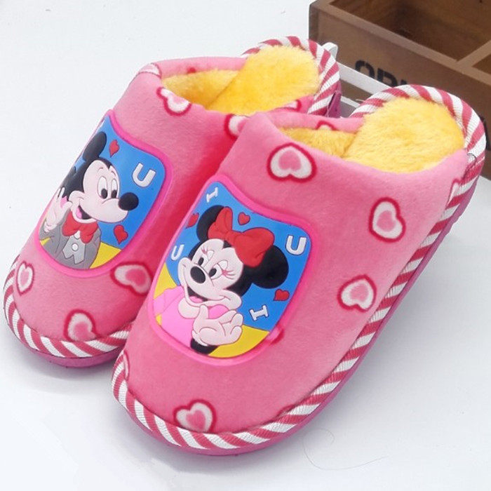 Pantoufles enfants en suède pour hiver - Ref 1035526 Image 20