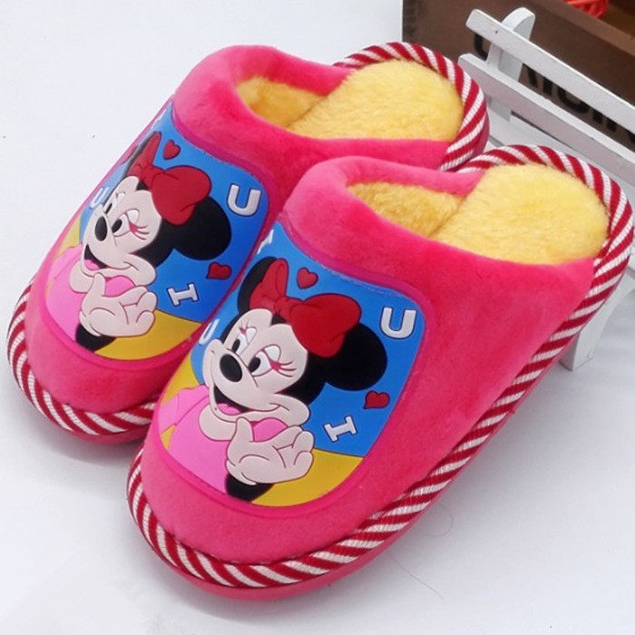 Pantoufles enfants en suède pour hiver - Ref 1035526 Image 16