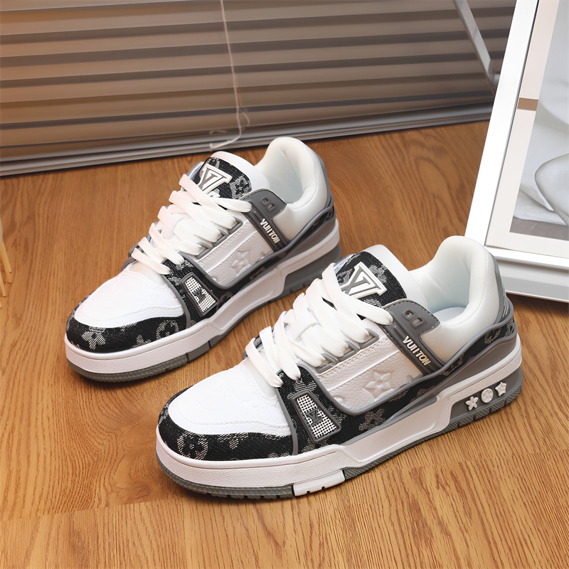 Aurora Borealis High-End Footwear! European Style Thick-Soled Comfortable Casual Shoes for Couples with Height Increase