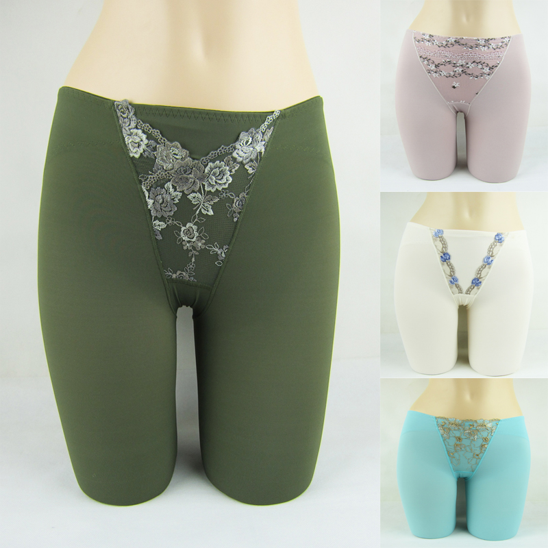 Japanese corset pants summer thin section no trace ladies export original single mid-waist butt-lifting underwear comfortable and anti-glare