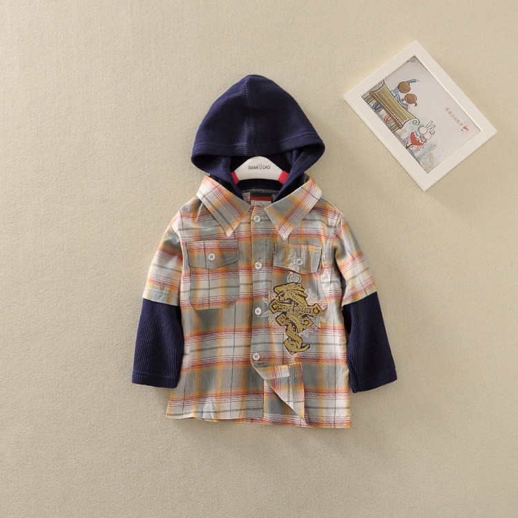 Chemise garcon à manche longue - Ref 2078302 Image 8