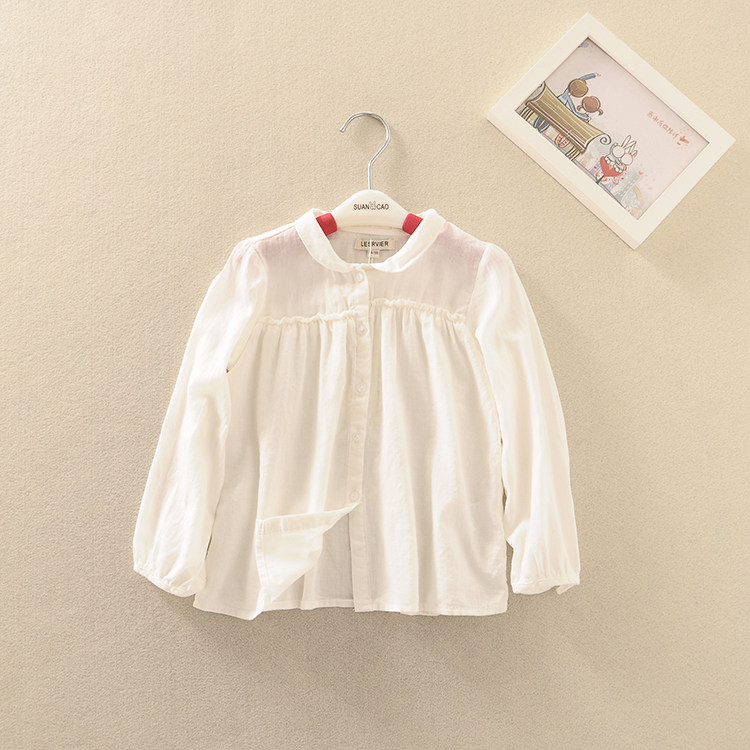 Chemise fille à manche longue - Ref 2087333 Image 8