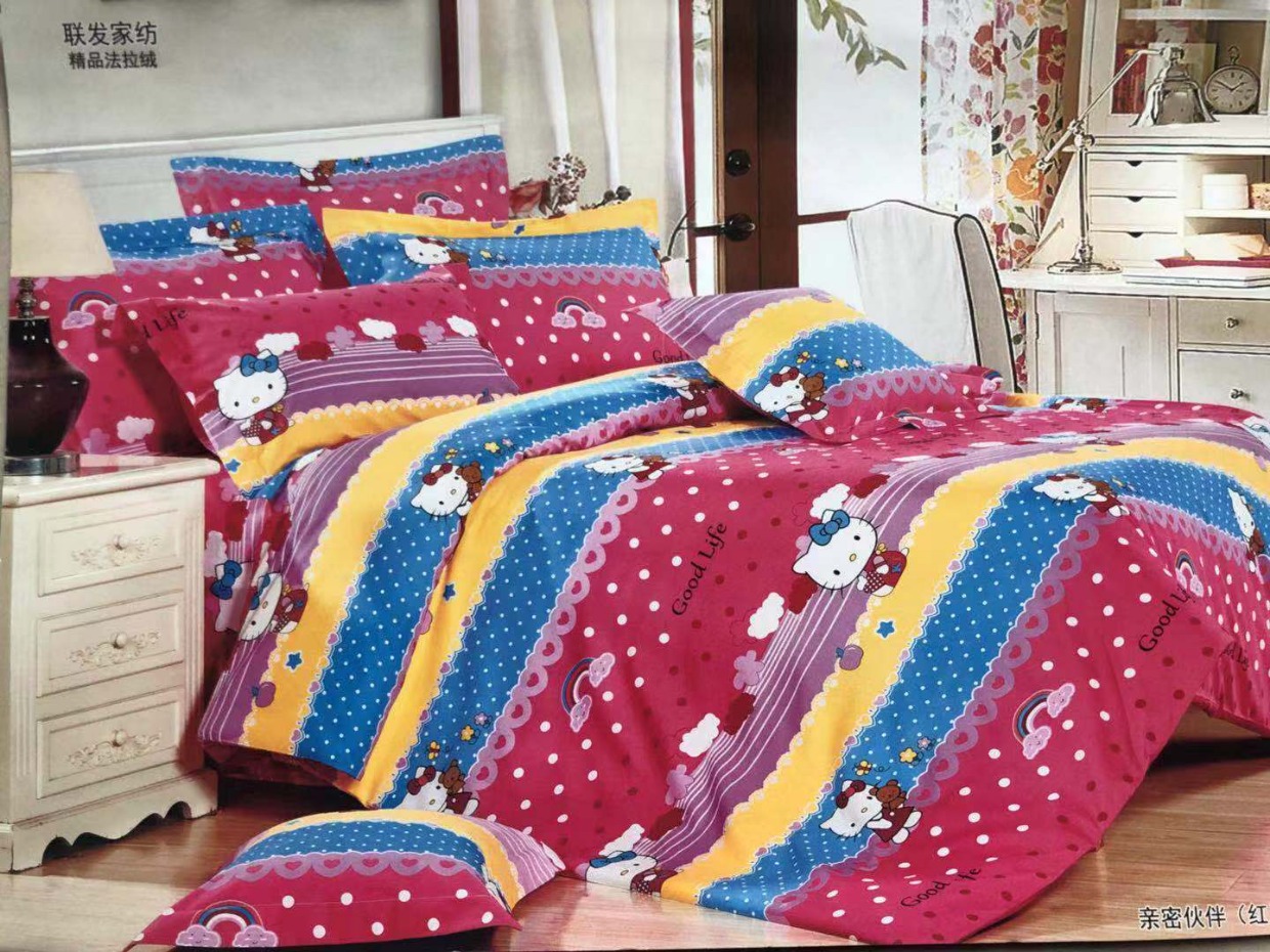 Chải vải bông trẻ em bông phim hoạt hình bé chăn vườn ươm bé chăn - Quilt Covers bộ chăn ga gối đệm cưới