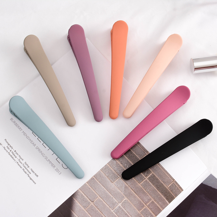 Korean in frosted large press clamp face mask browse Japanese side clip with hair clamp hair decoration