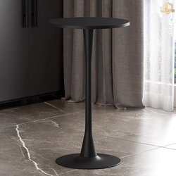 Balcony Beverage Milk Tea Coffee Shop Bar Round High Table Tulip Bar Table and Chair Combination For Home Small Bar