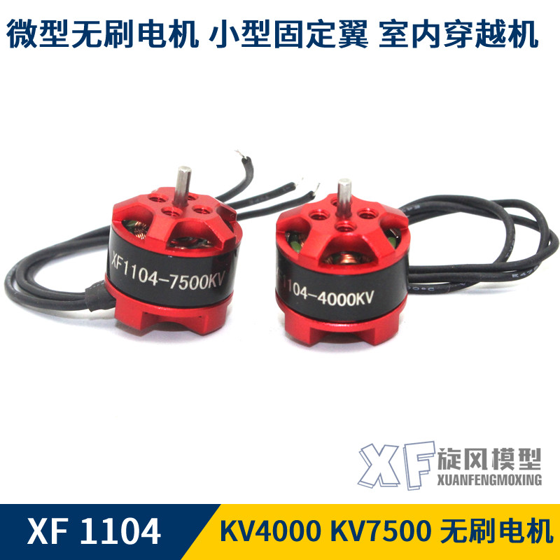 Cyclone model type micro-fixed wing indoor 1104 brushless motors positive reversal KV7500 small mini aircraft