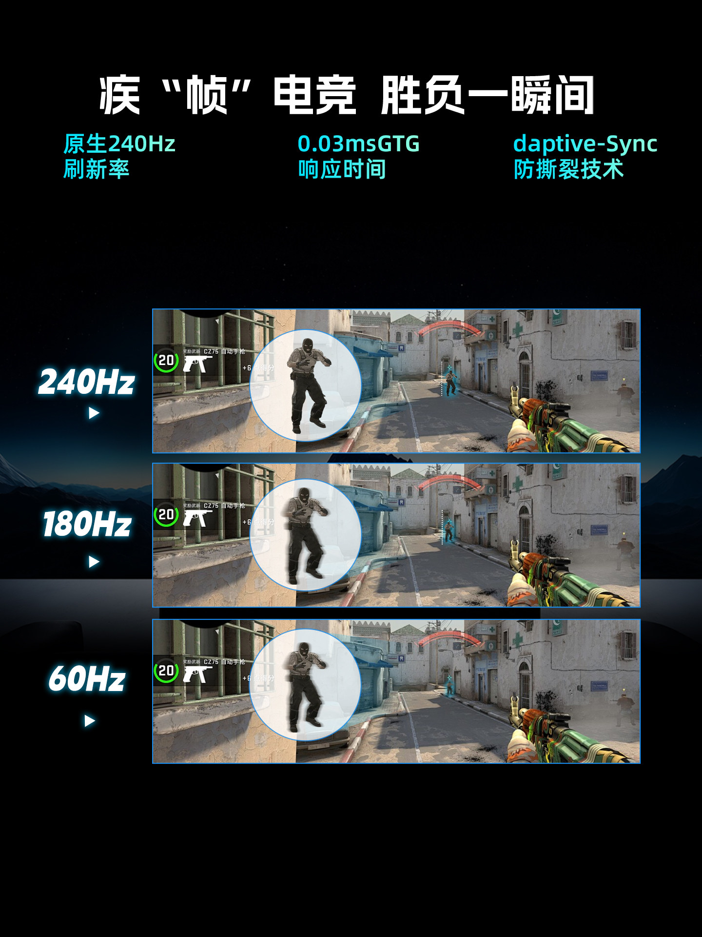 Msi 27-Inch 2K High-Definition Qd-Oled Gaming 240Hz Computer Monitor Mag272Qpx24 Screen 360