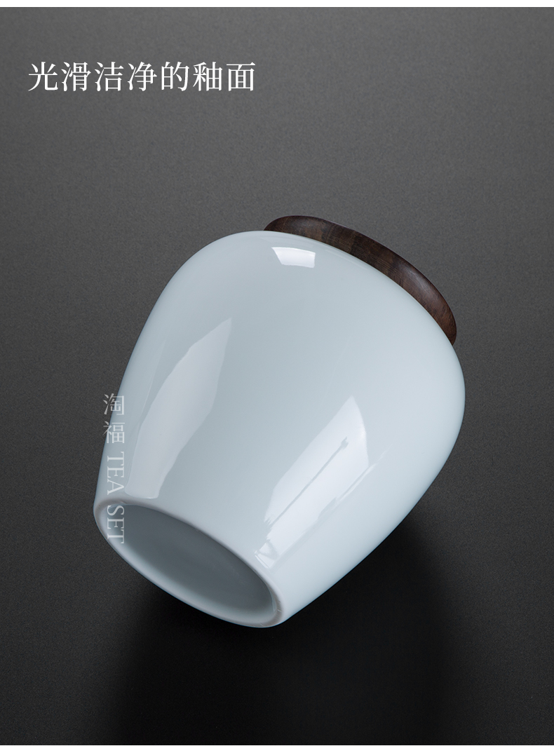 Ceramic tea pot seal pot small household receives receives small storage containers of tea tea POTS, tea set