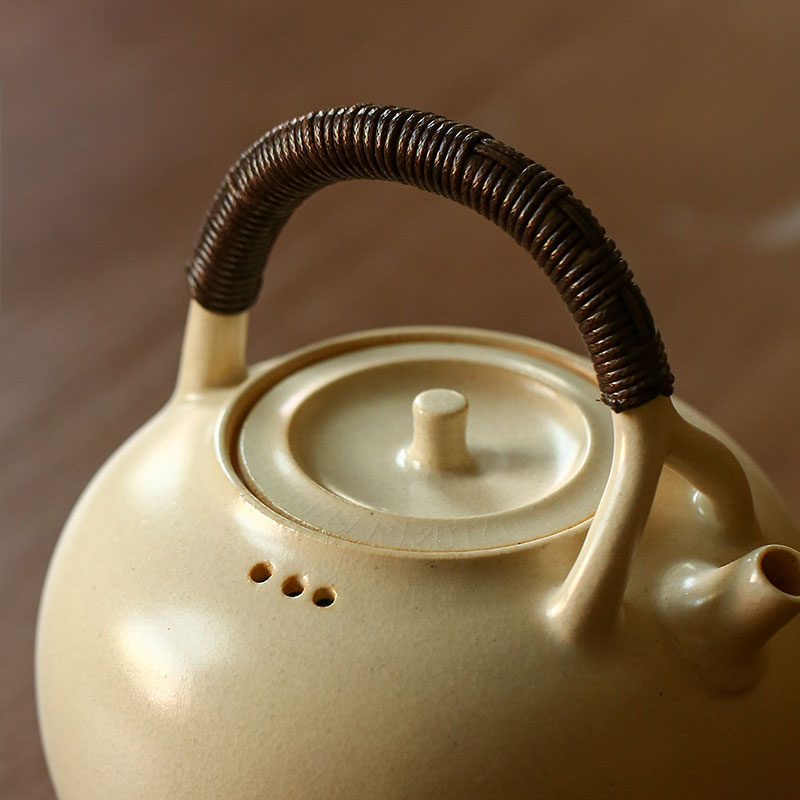 Ceramic teapot single girder pot pot domestic large capacity boiling tea stove tea kettle teapot tea set