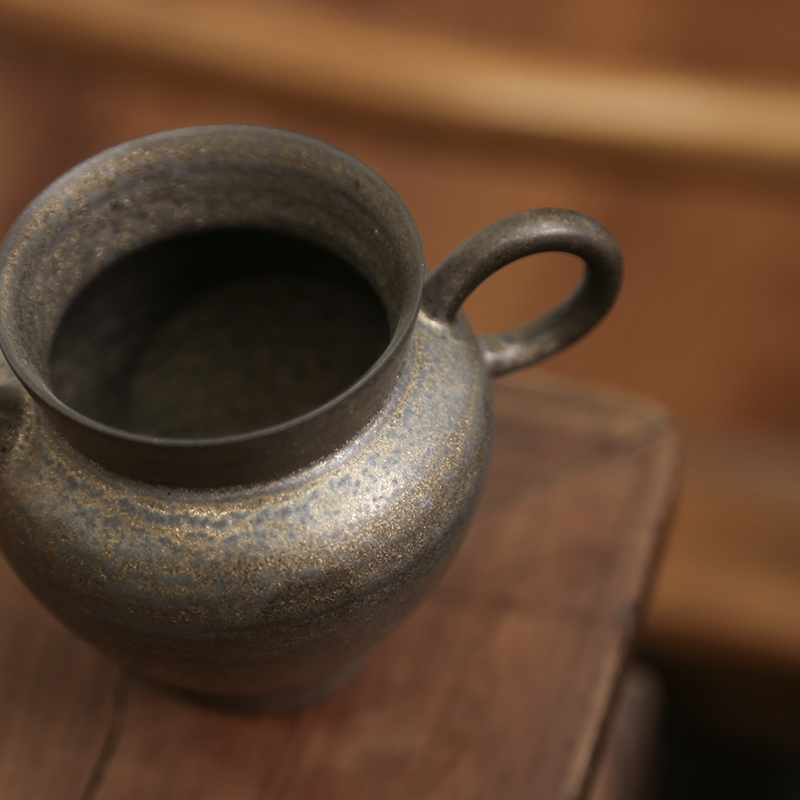 Jingdezhen hand embryo undressed ore type iron enamel pot male just a cup of tea points sea tea, kungfu tea accessories ceramics