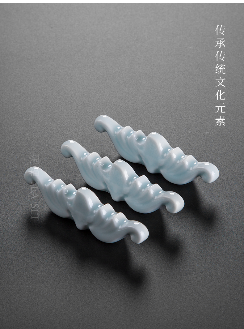 Kung fu tea accessories ceramics with zero ChaGa brush rack shelf tea tea accessories tea utensils supplies