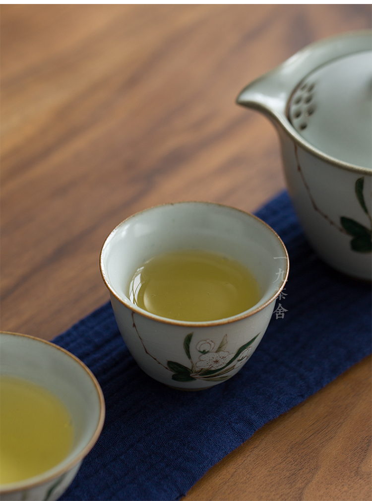 Your up jingdezhen ceramics travel kung fu tea set a pot of two cups of portable travel outside BaoHu tea cup