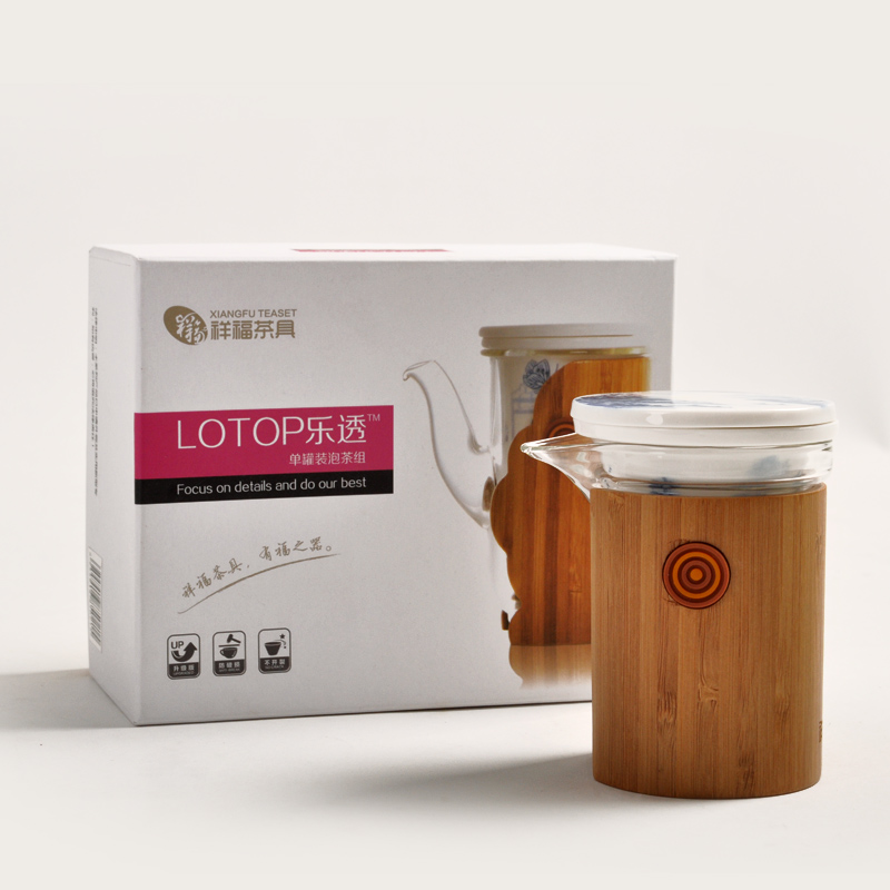 Glass teapot high - temperature ceramic filter tank kung fu tea scented tea teapot tea Glass tea