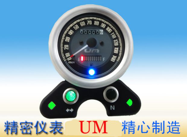 Phụ kiện sửa đổi xe máy kỹ thuật số LCD cảm biến dụng cụ điện Xe micrô đo tốc độ răng - Power Meter đồng hồ xe dream điện tử