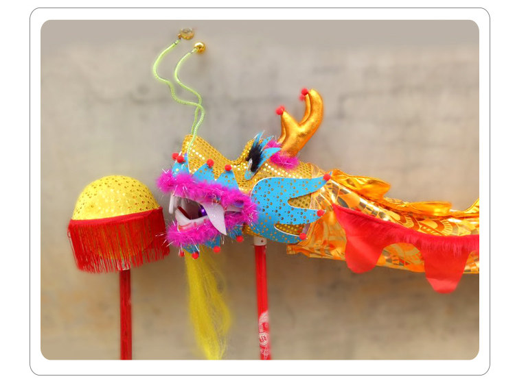 Children Dance Dragon Performance Clothing Props 61 Knobs Dragon Children Dance Dragon Lantern Children Dragon Dragon Dance Lion Props